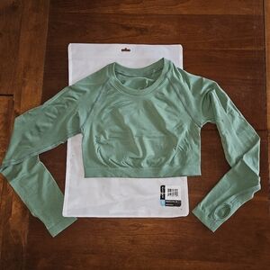 Alphalete Crop Long Sleeve Top